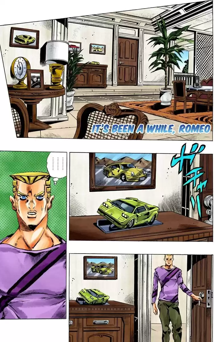 JoJo's Bizarre Adventure Parte 6: Stone Ocean Full Color Capitulo 111: Mucho Tiempo Sin Vernos, Romeo página 1