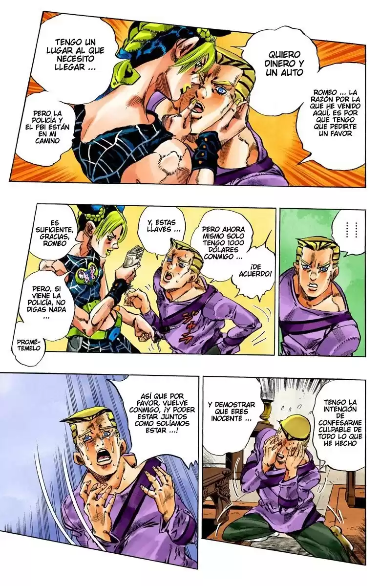 JoJo's Bizarre Adventure Parte 6: Stone Ocean Full Color Capitulo 111: Mucho Tiempo Sin Vernos, Romeo página 6