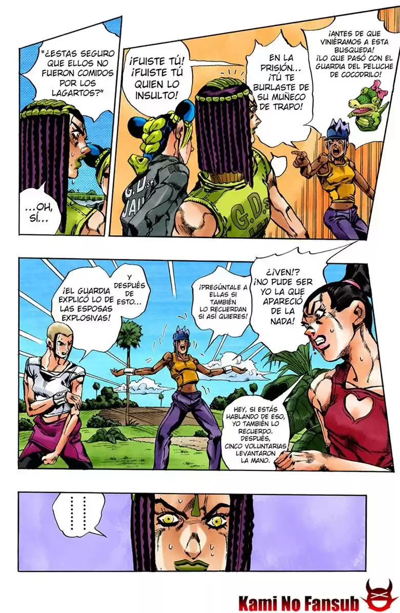 JoJo's Bizarre Adventure Parte 6: Stone Ocean Full Color Capitulo 30: ¡Son Seis! Parte 5 página 5