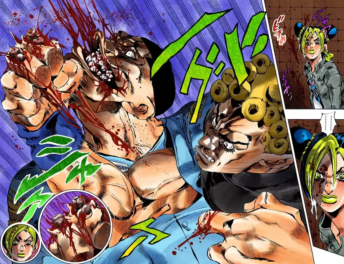 JoJo's Bizarre Adventure Parte 6: Stone Ocean Full Color Capitulo 60: El Secreto del Guardia Westwood parte 1 página 10