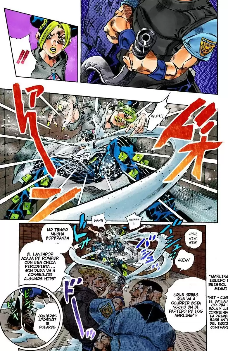 JoJo's Bizarre Adventure Parte 6: Stone Ocean Full Color Capitulo 60: El Secreto del Guardia Westwood parte 1 página 5