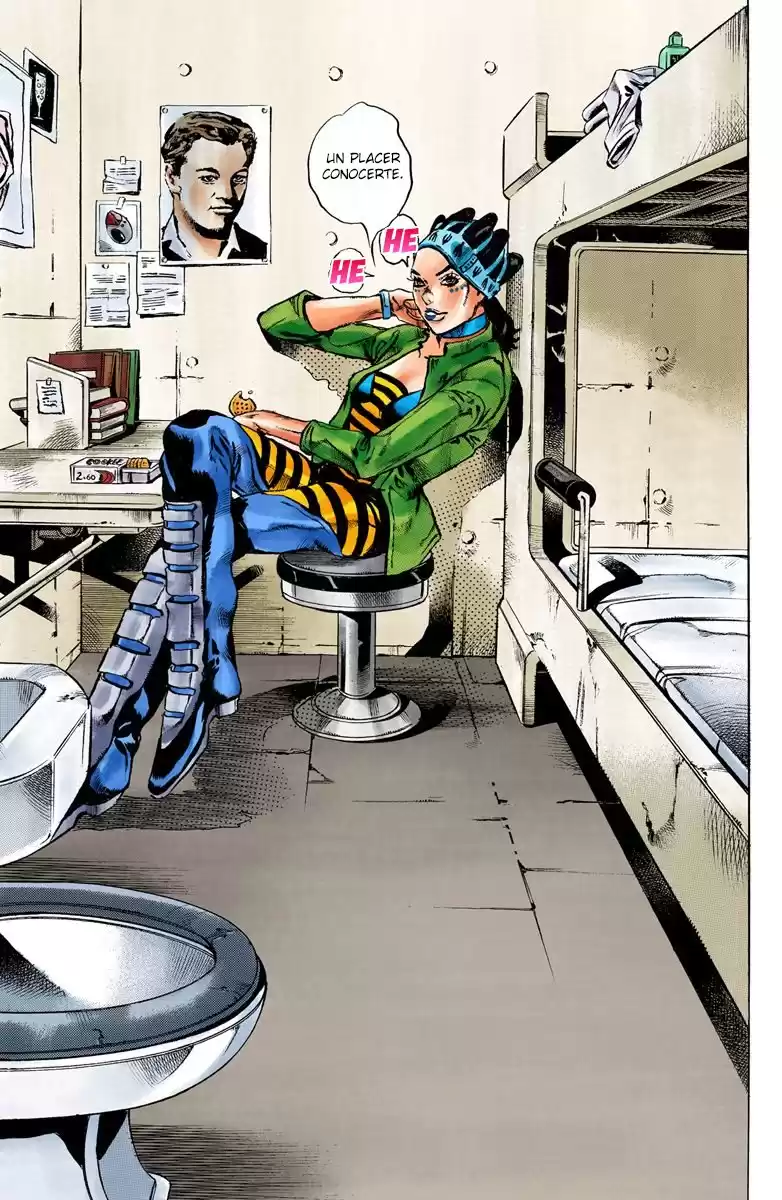 JoJo's Bizarre Adventure Parte 6: Stone Ocean Full Color Capitulo 4: Prisionera FE40536 parte 1 página 12