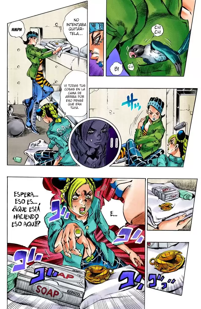 JoJo's Bizarre Adventure Parte 6: Stone Ocean Full Color Capitulo 4: Prisionera FE40536 parte 1 página 15