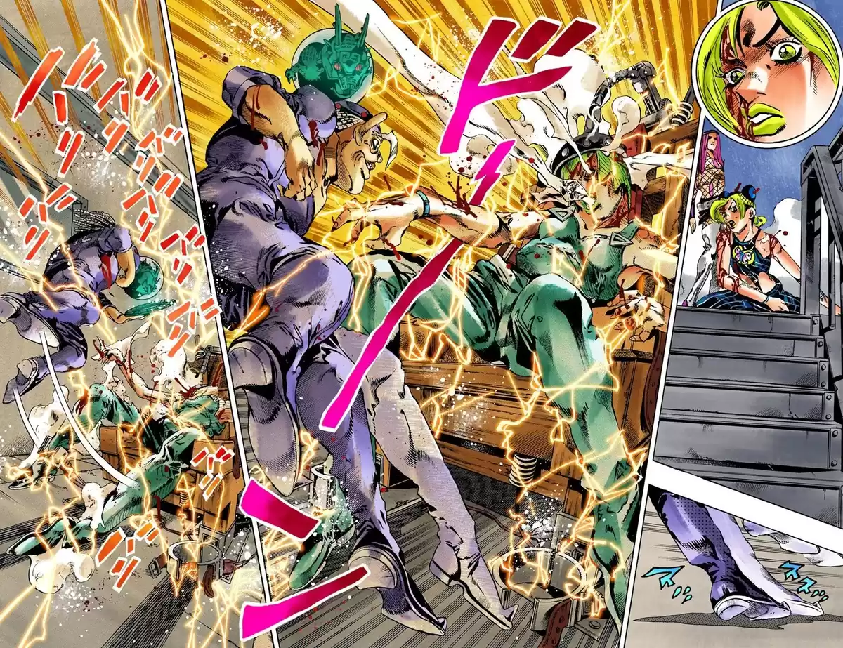 JoJo's Bizarre Adventure Parte 6: Stone Ocean Full Color Capitulo 73: Arde, Dragon's Dream parte 6 página 4