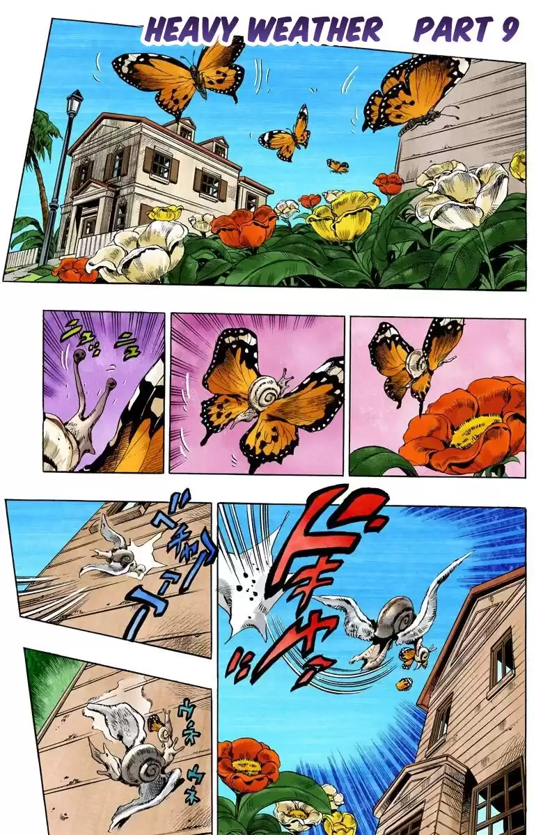 JoJo's Bizarre Adventure Parte 6: Stone Ocean Full Color Capitulo 133: Heavy Weather parte 9 página 1