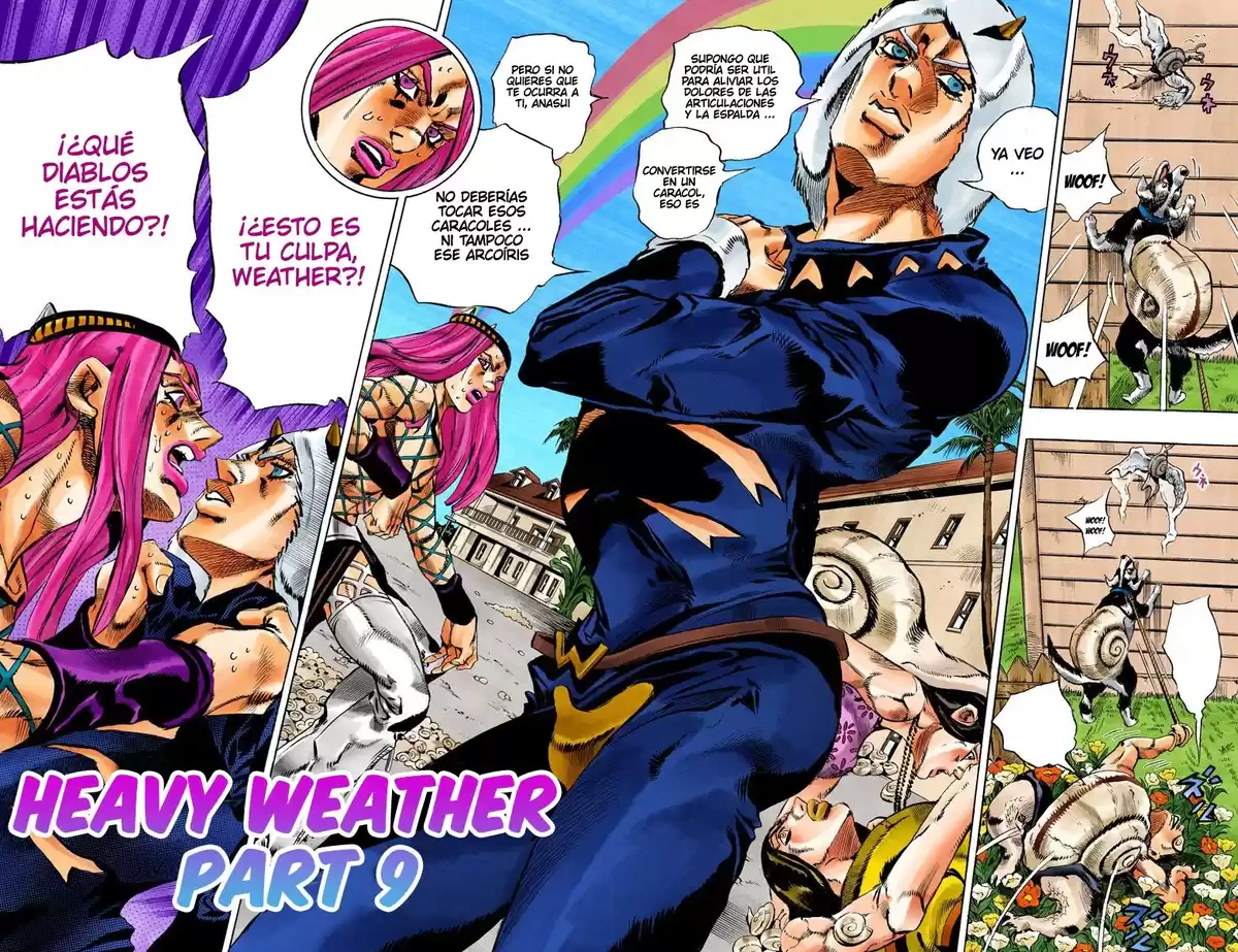 JoJo's Bizarre Adventure Parte 6: Stone Ocean Full Color Capitulo 133: Heavy Weather parte 9 página 2