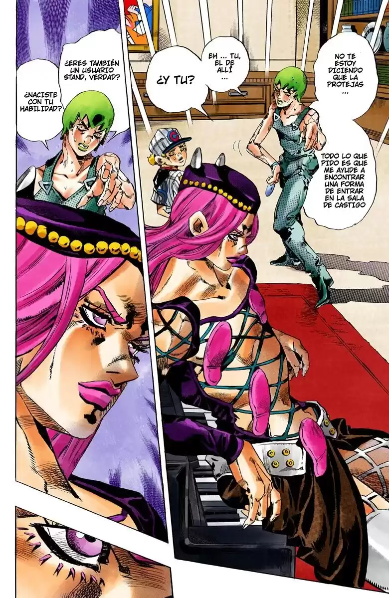 JoJo's Bizarre Adventure Parte 6: Stone Ocean Full Color Capitulo 59: Su Nombre Es Anasui página 4