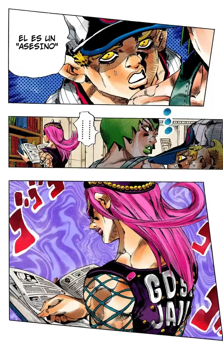 JoJo's Bizarre Adventure Parte 6: Stone Ocean Full Color Capitulo 59: Su Nombre Es Anasui página 6