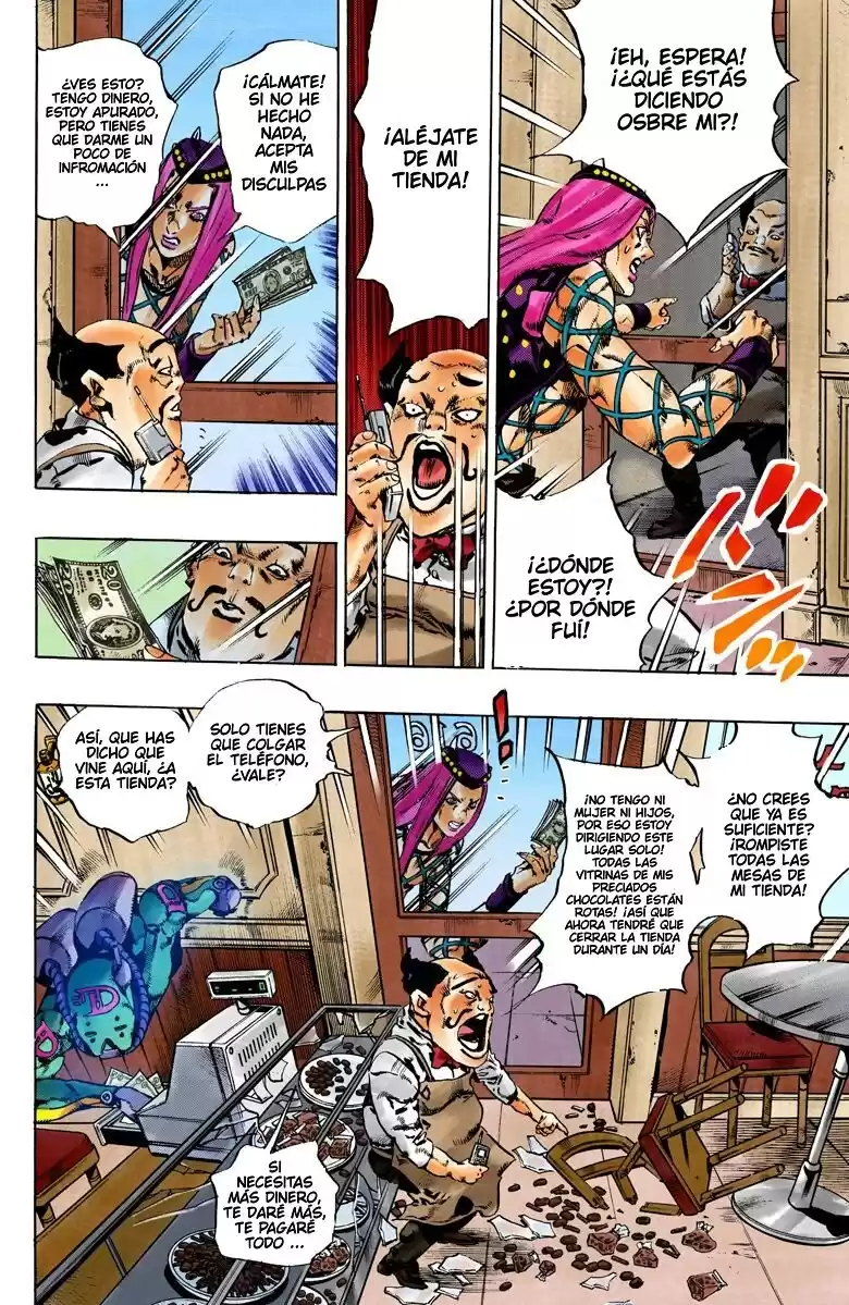 JoJo's Bizarre Adventure Parte 6: Stone Ocean Full Color Capitulo 107: Bohemian Rhapsody parte 4 página 5