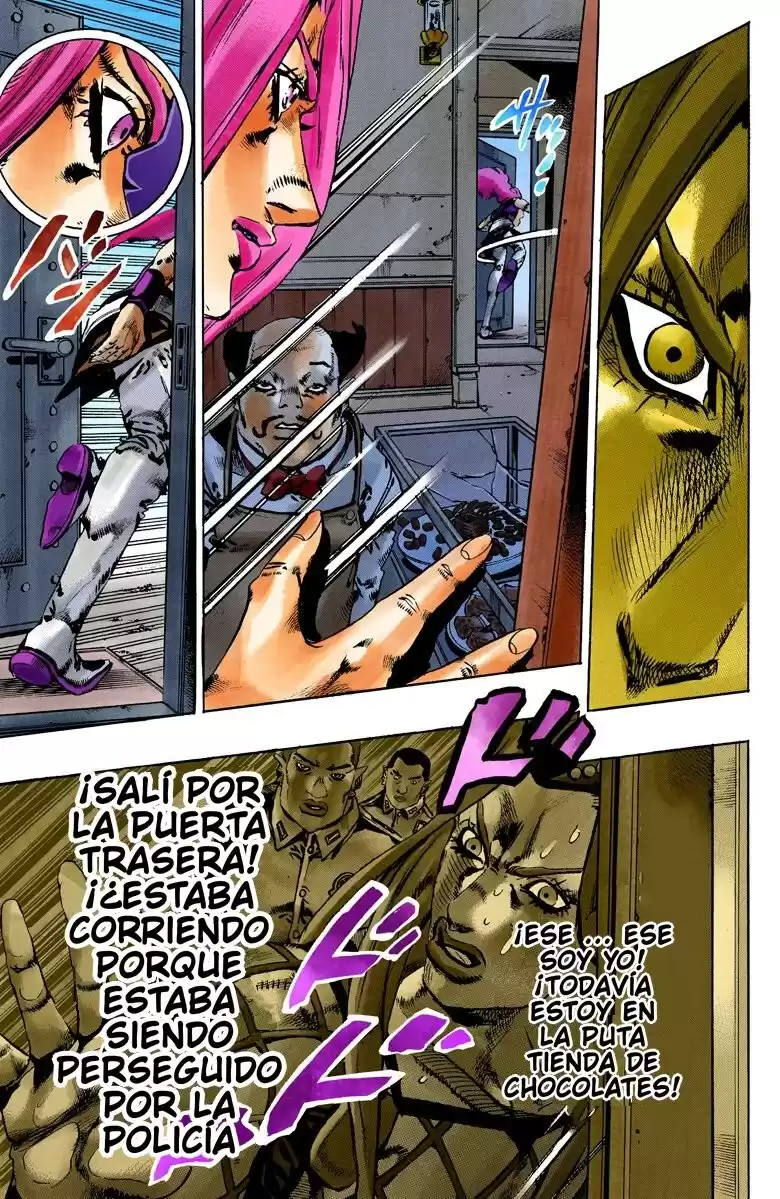 JoJo's Bizarre Adventure Parte 6: Stone Ocean Full Color Capitulo 107: Bohemian Rhapsody parte 4 página 8