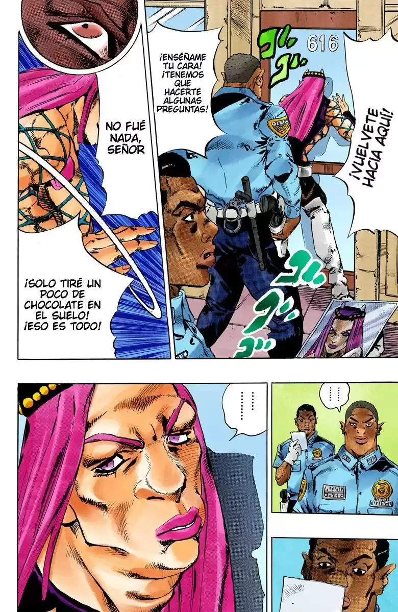 JoJo's Bizarre Adventure Parte 6: Stone Ocean Full Color Capitulo 107: Bohemian Rhapsody parte 4 página 9