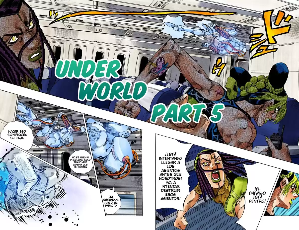 JoJo's Bizarre Adventure Parte 6: Stone Ocean Full Color Capitulo 123: Under World parte 5 página 2