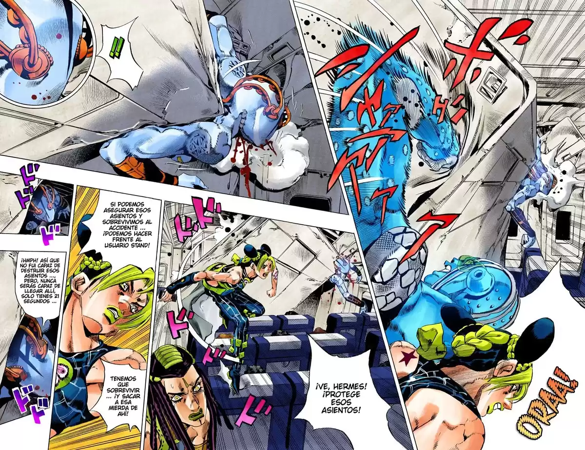 JoJo's Bizarre Adventure Parte 6: Stone Ocean Full Color Capitulo 123: Under World parte 5 página 3