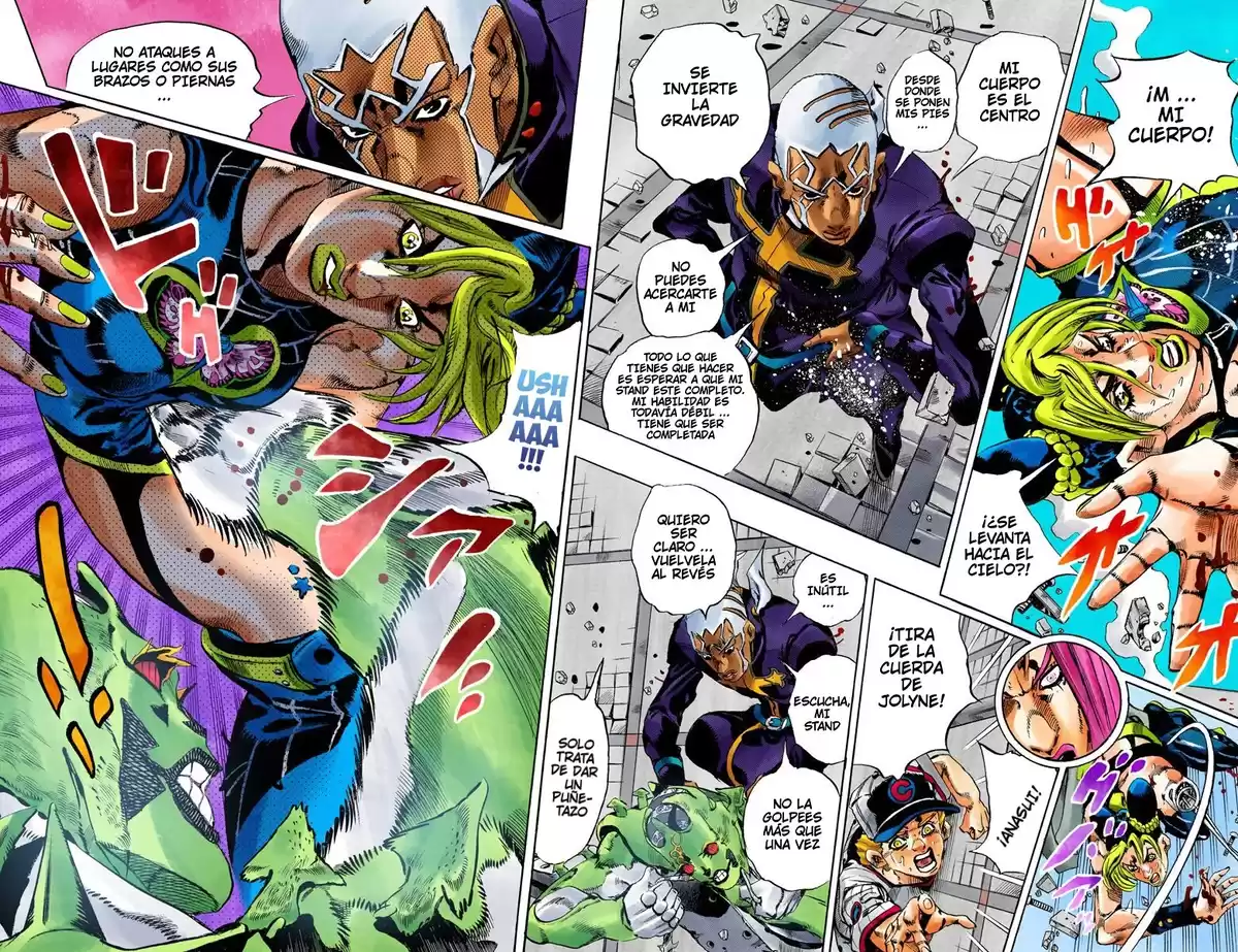 JoJo's Bizarre Adventure Parte 6: Stone Ocean Full Color Capitulo 144: C-Moon parte 4 página 3