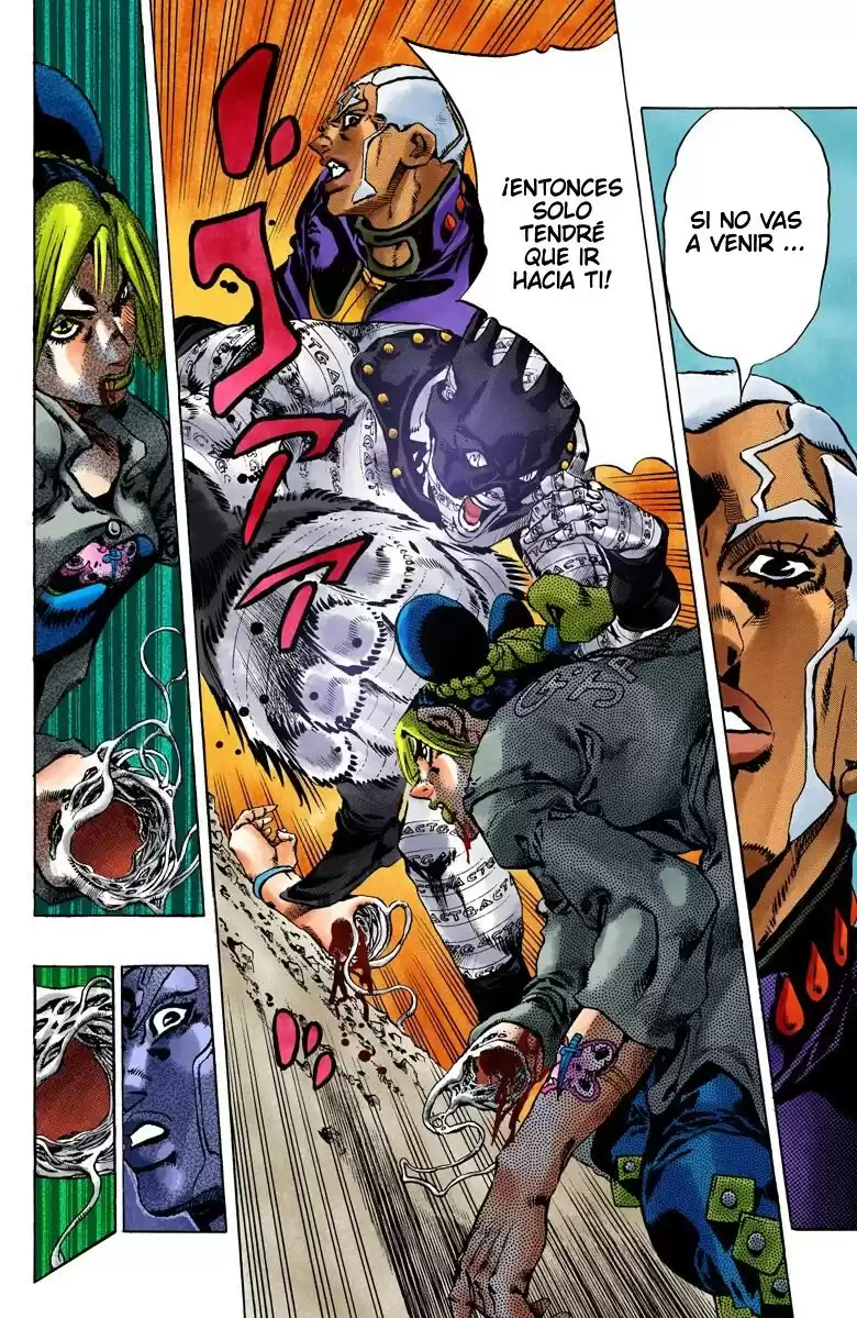 JoJo's Bizarre Adventure Parte 6: Stone Ocean Full Color Capitulo 93: Whitesnake - El Perseguidor parte 5 página 5