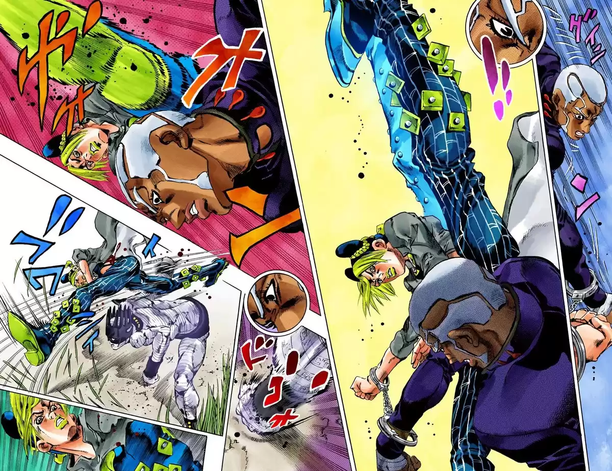 JoJo's Bizarre Adventure Parte 6: Stone Ocean Full Color Capitulo 93: Whitesnake - El Perseguidor parte 5 página 9