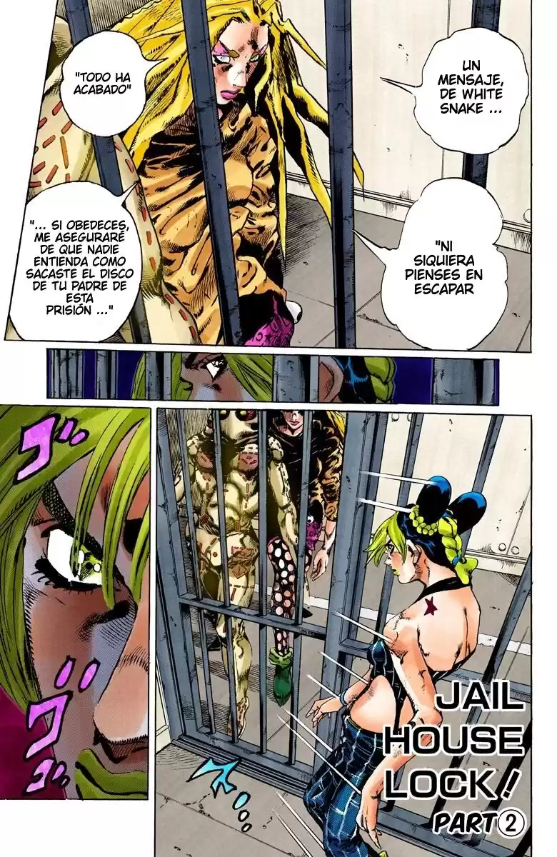 JoJo's Bizarre Adventure Parte 6: Stone Ocean Full Color Capitulo 97: ¡Jail House Lock! parte 2 página 1