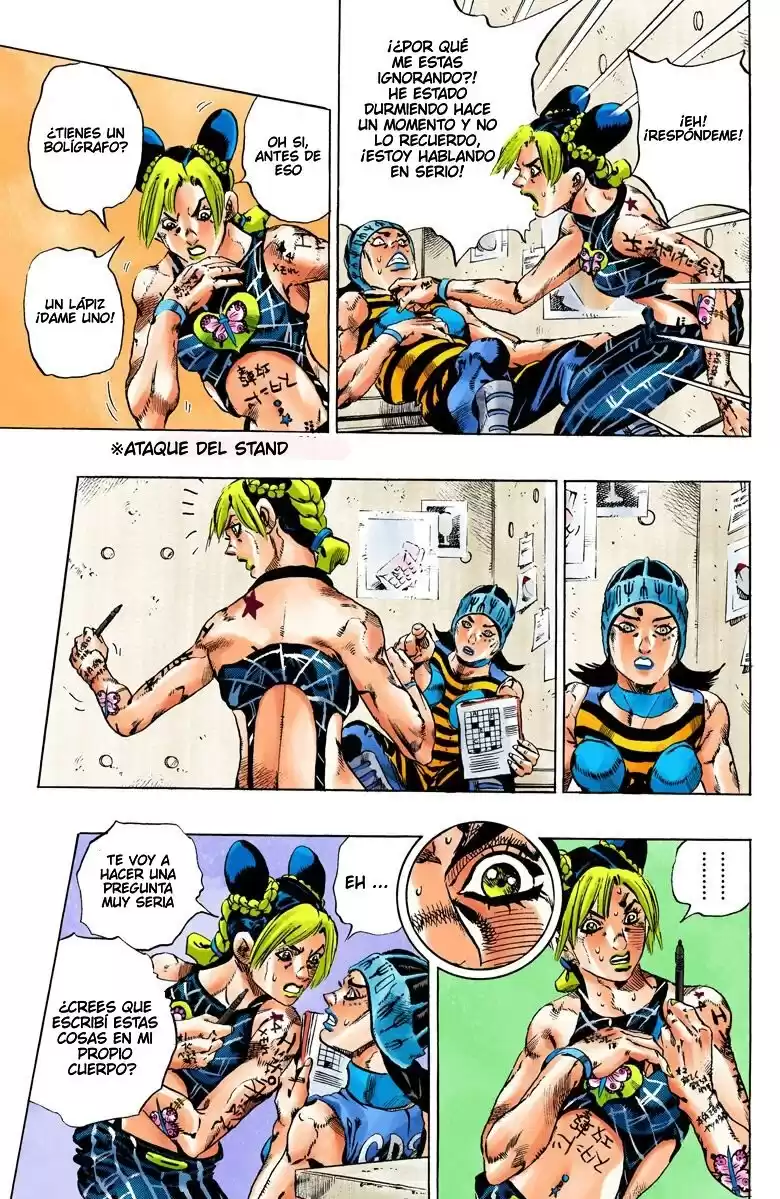 JoJo's Bizarre Adventure Parte 6: Stone Ocean Full Color Capitulo 97: ¡Jail House Lock! parte 2 página 11