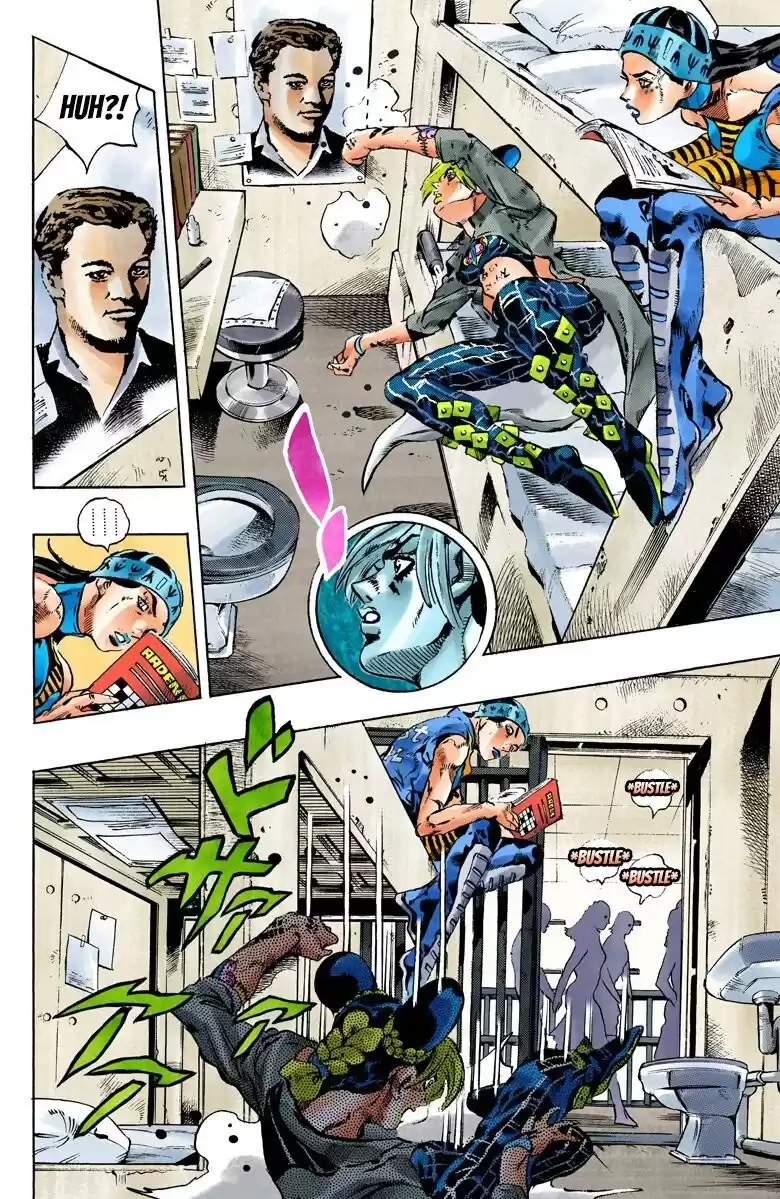 JoJo's Bizarre Adventure Parte 6: Stone Ocean Full Color Capitulo 97: ¡Jail House Lock! parte 2 página 6