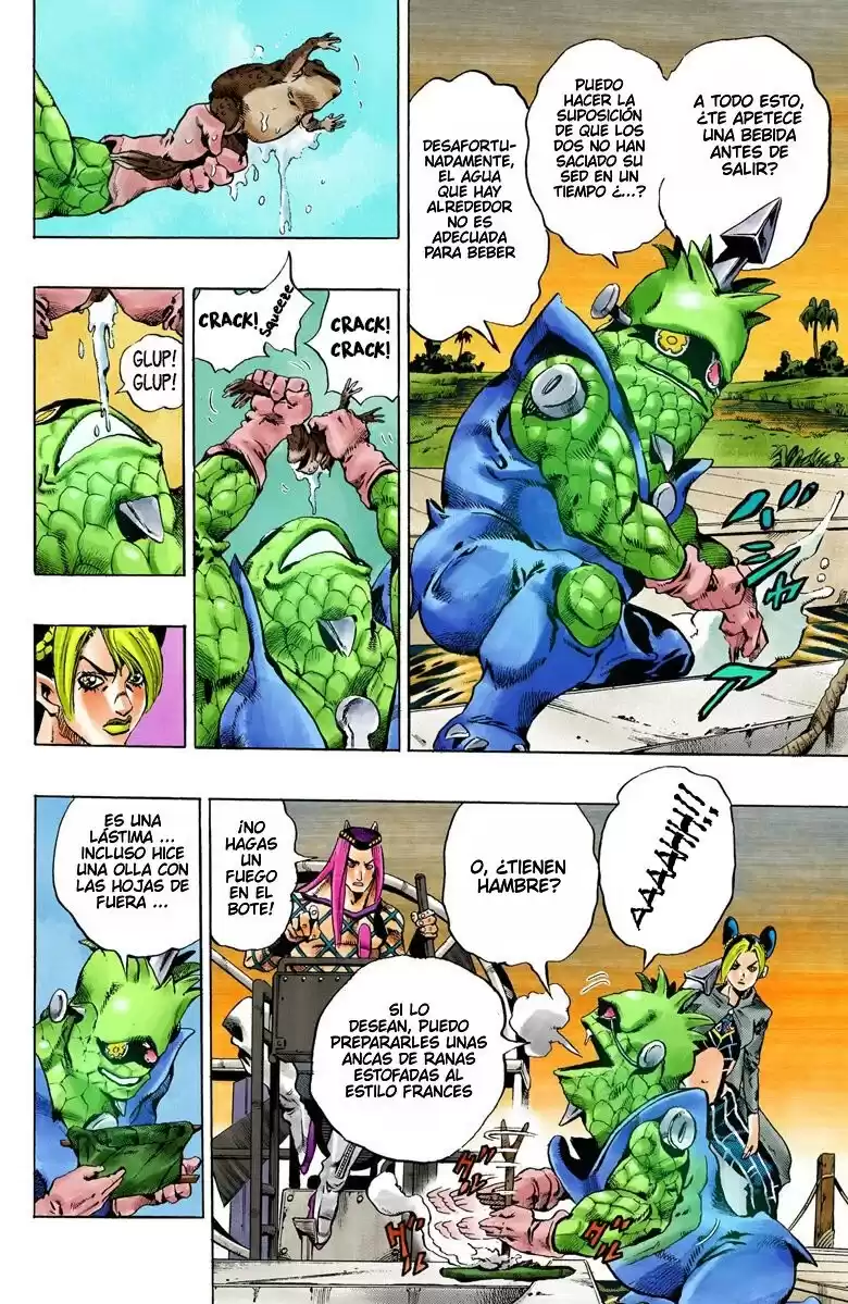 JoJo's Bizarre Adventure Parte 6: Stone Ocean Full Color Capitulo 79: ¡Aquí Viene Yo-Yo Ma! parte 2 página 3