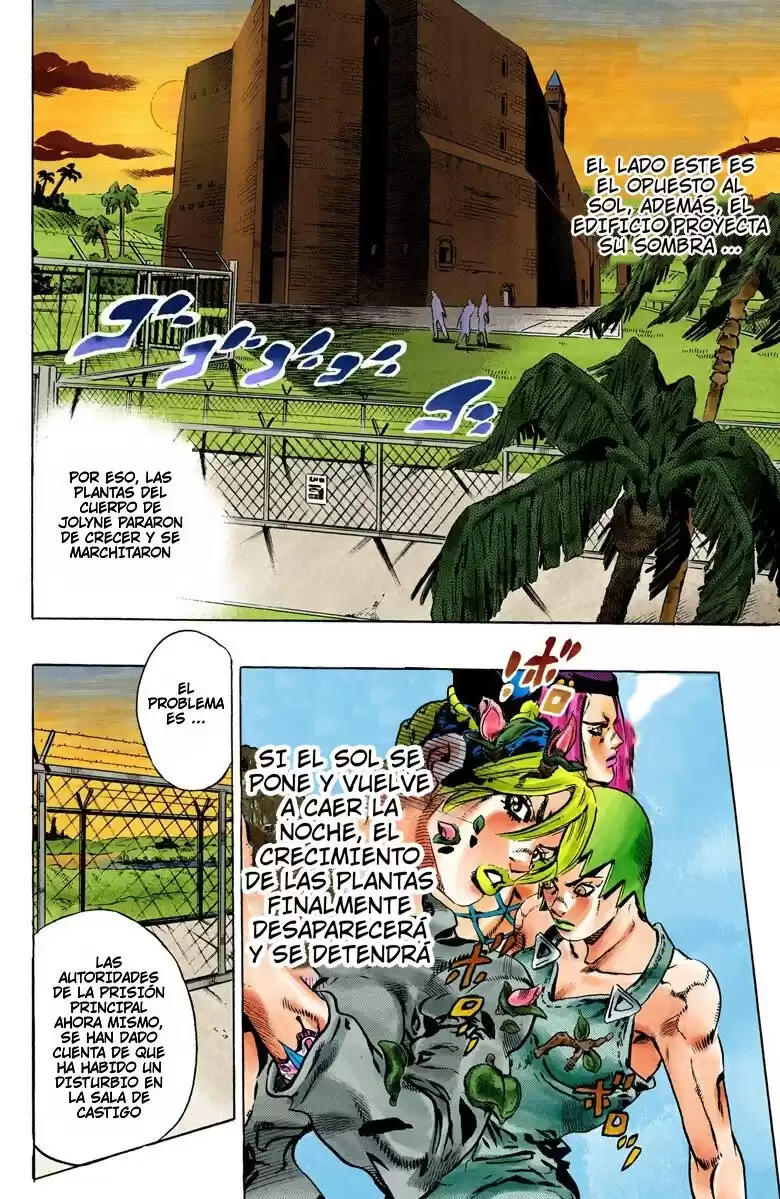 JoJo's Bizarre Adventure Parte 6: Stone Ocean Full Color Capitulo 79: ¡Aquí Viene Yo-Yo Ma! parte 2 página 5