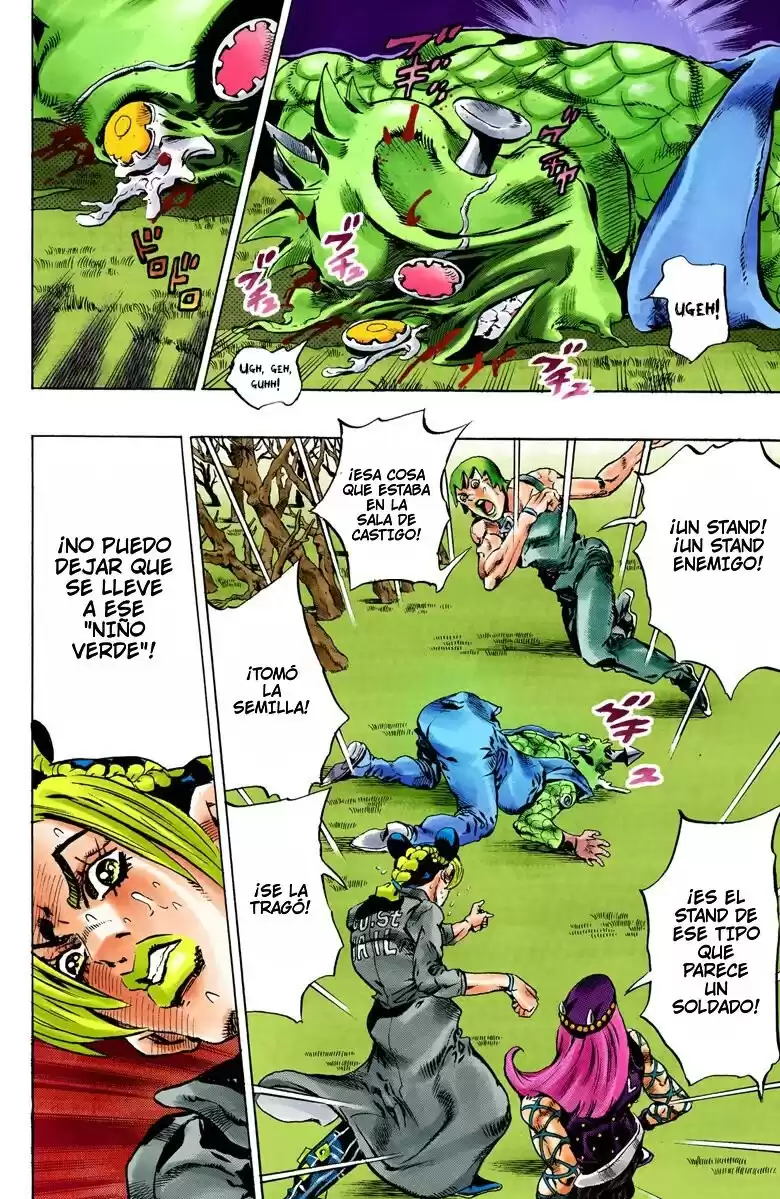 JoJo's Bizarre Adventure Parte 6: Stone Ocean Full Color Capitulo 79: ¡Aquí Viene Yo-Yo Ma! parte 2 página 9