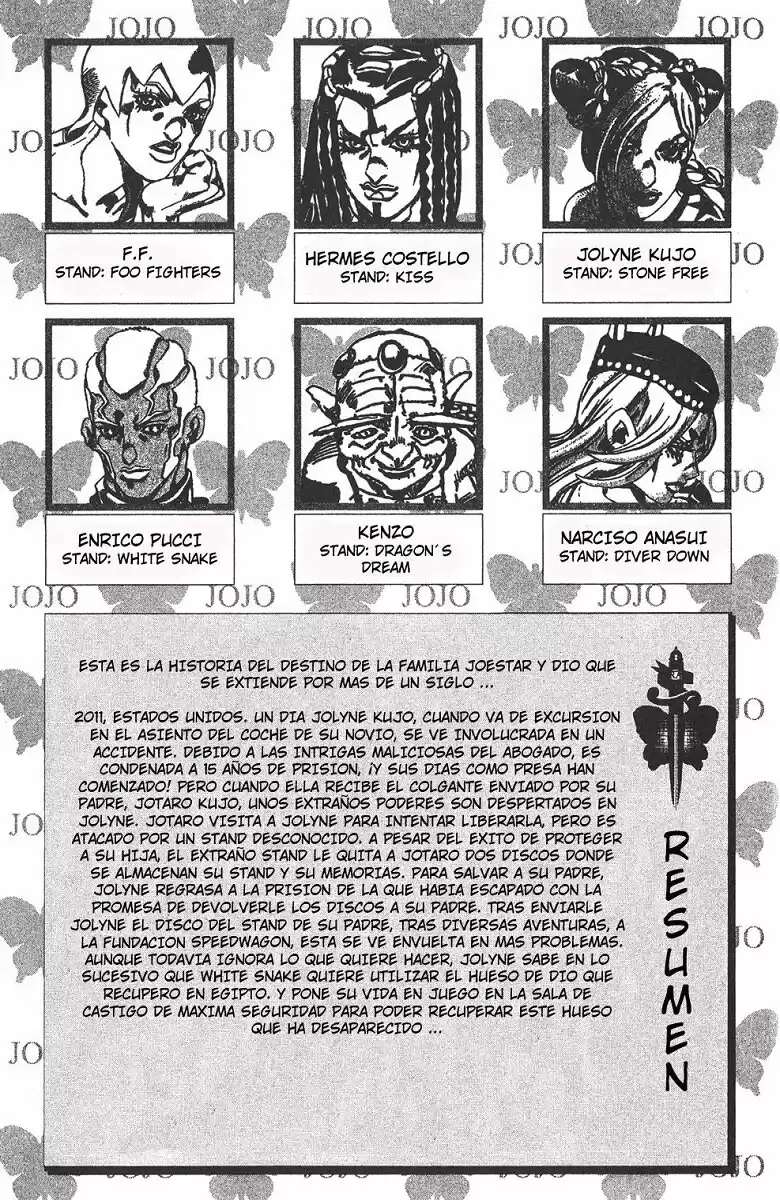 JoJo's Bizarre Adventure Parte 6: Stone Ocean Full Color Capitulo 64: El Secreto del Guardia Westwood parte 5 página 2