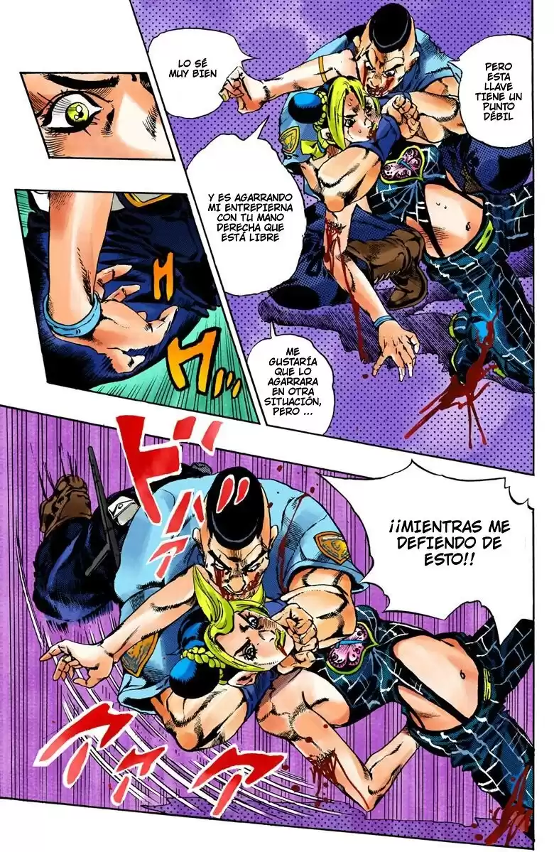 JoJo's Bizarre Adventure Parte 6: Stone Ocean Full Color Capitulo 64: El Secreto del Guardia Westwood parte 5 página 6