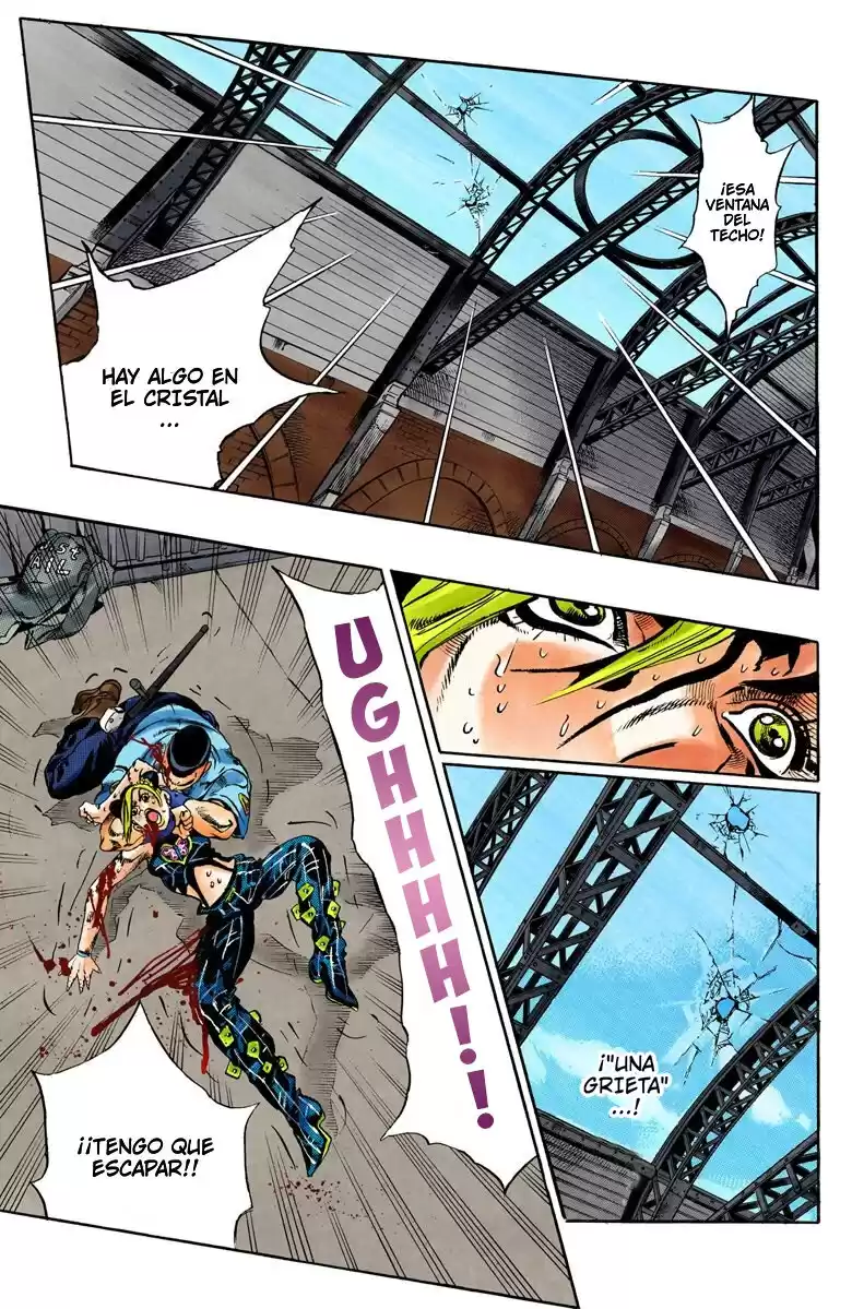 JoJo's Bizarre Adventure Parte 6: Stone Ocean Full Color Capitulo 64: El Secreto del Guardia Westwood parte 5 página 8