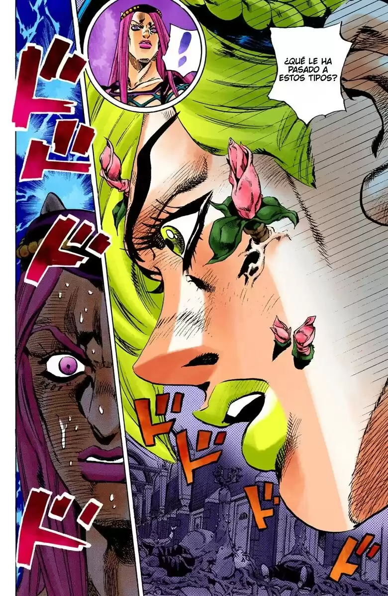 JoJo's Bizarre Adventure Parte 6: Stone Ocean Full Color Capitulo 77: Nacimiento del "Verde" parte 2 página 2