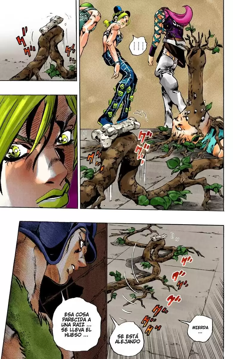 JoJo's Bizarre Adventure Parte 6: Stone Ocean Full Color Capitulo 77: Nacimiento del "Verde" parte 2 página 7