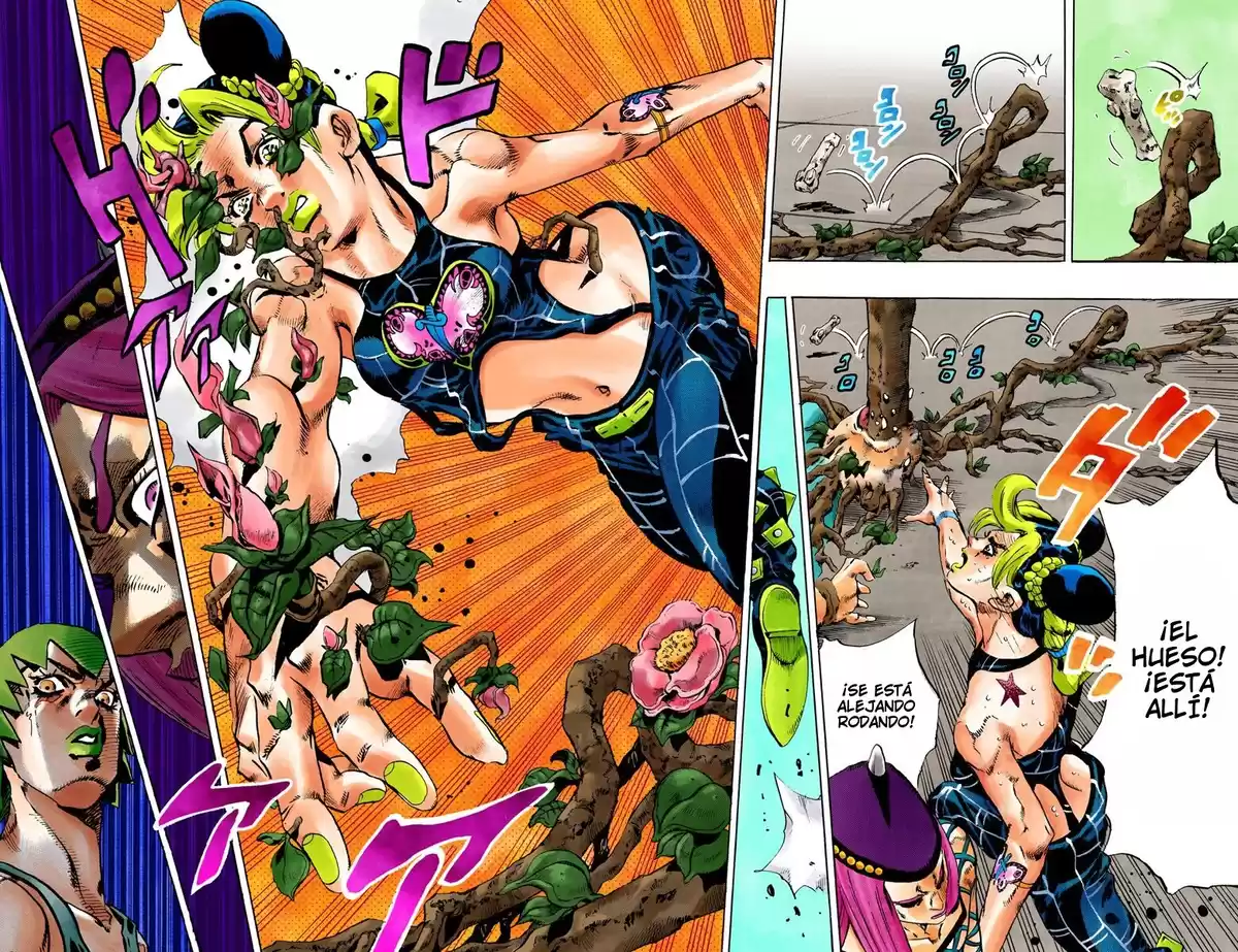 JoJo's Bizarre Adventure Parte 6: Stone Ocean Full Color Capitulo 77: Nacimiento del "Verde" parte 2 página 8