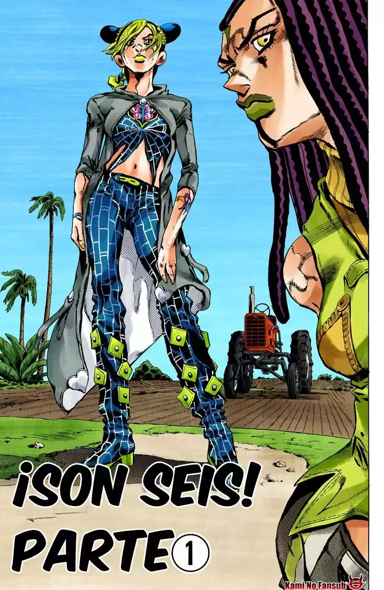 JoJo's Bizarre Adventure Parte 6: Stone Ocean Full Color Capitulo 26: ¡Son Seis! Parte 1 página 3