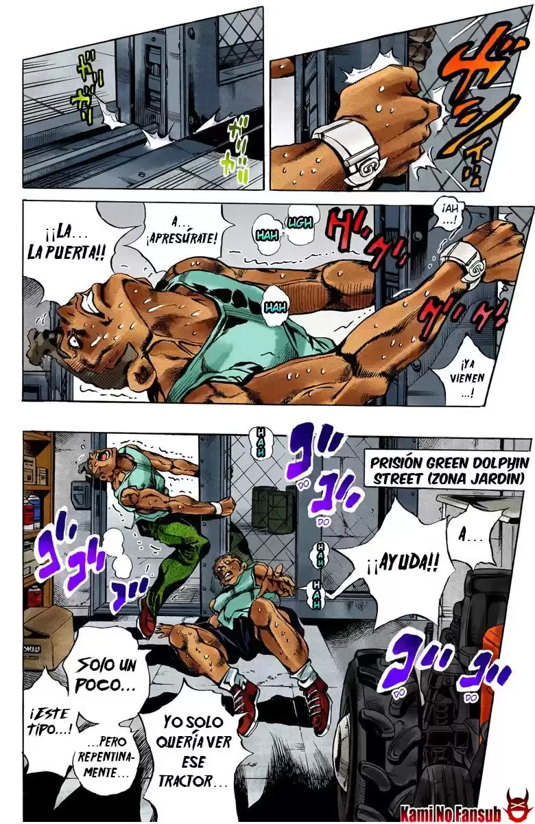 JoJo's Bizarre Adventure Parte 6: Stone Ocean Full Color Capitulo 26: ¡Son Seis! Parte 1 página 4