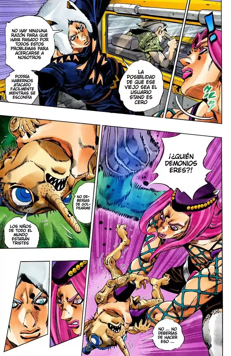 JoJo's Bizarre Adventure Parte 6: Stone Ocean Full Color Capitulo 105: Bohemian Rhapsody parte 2 página 3