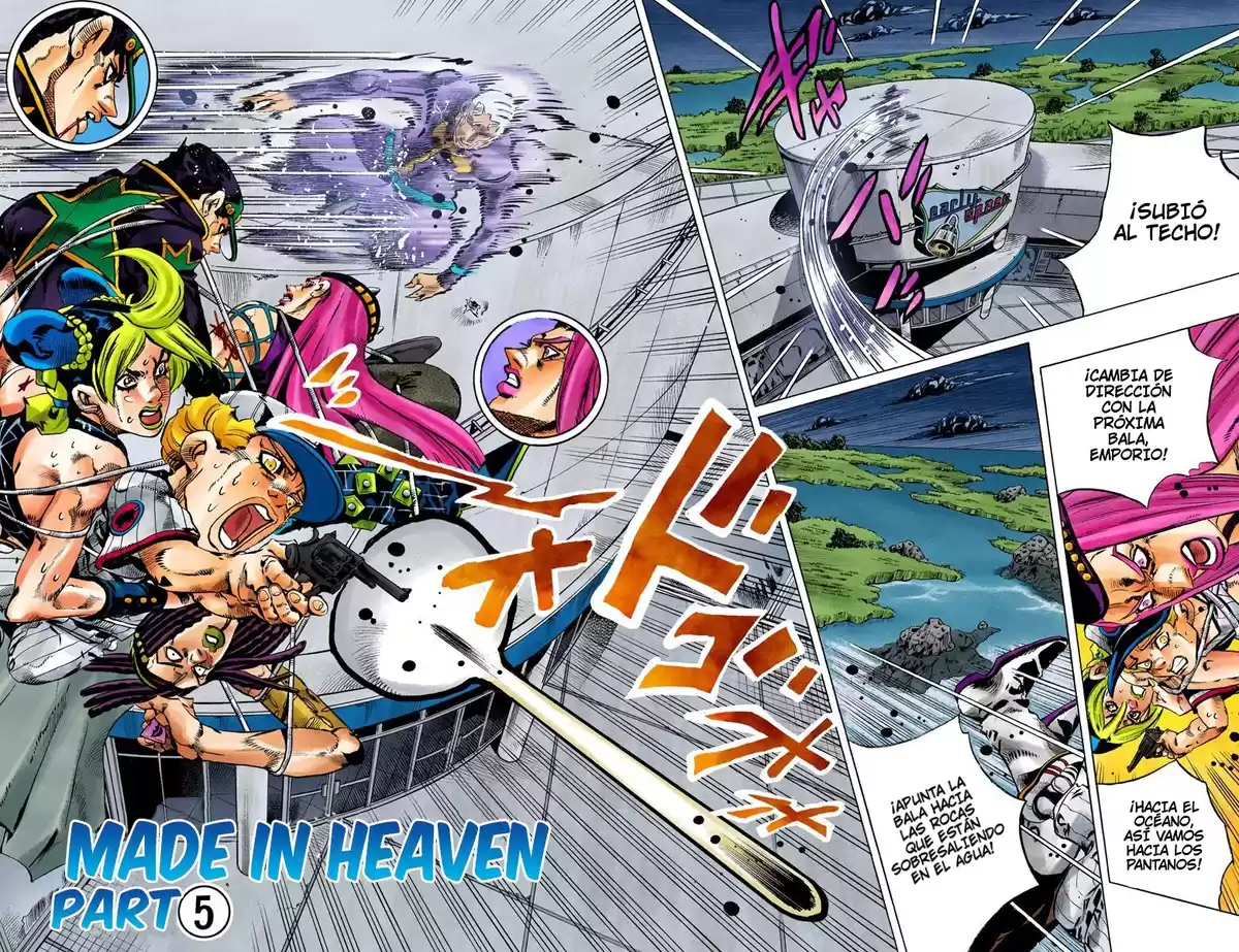 JoJo's Bizarre Adventure Parte 6: Stone Ocean Full Color Capitulo 153: Made in Heaven parte 5 página 2