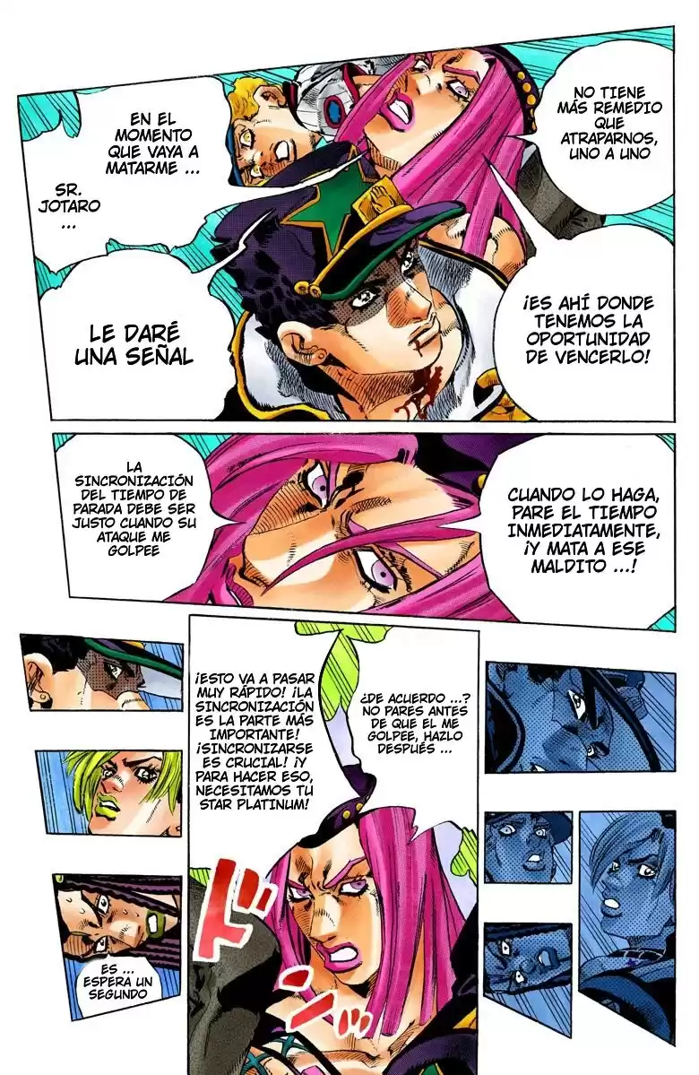 JoJo's Bizarre Adventure Parte 6: Stone Ocean Full Color Capitulo 153: Made in Heaven parte 5 página 4