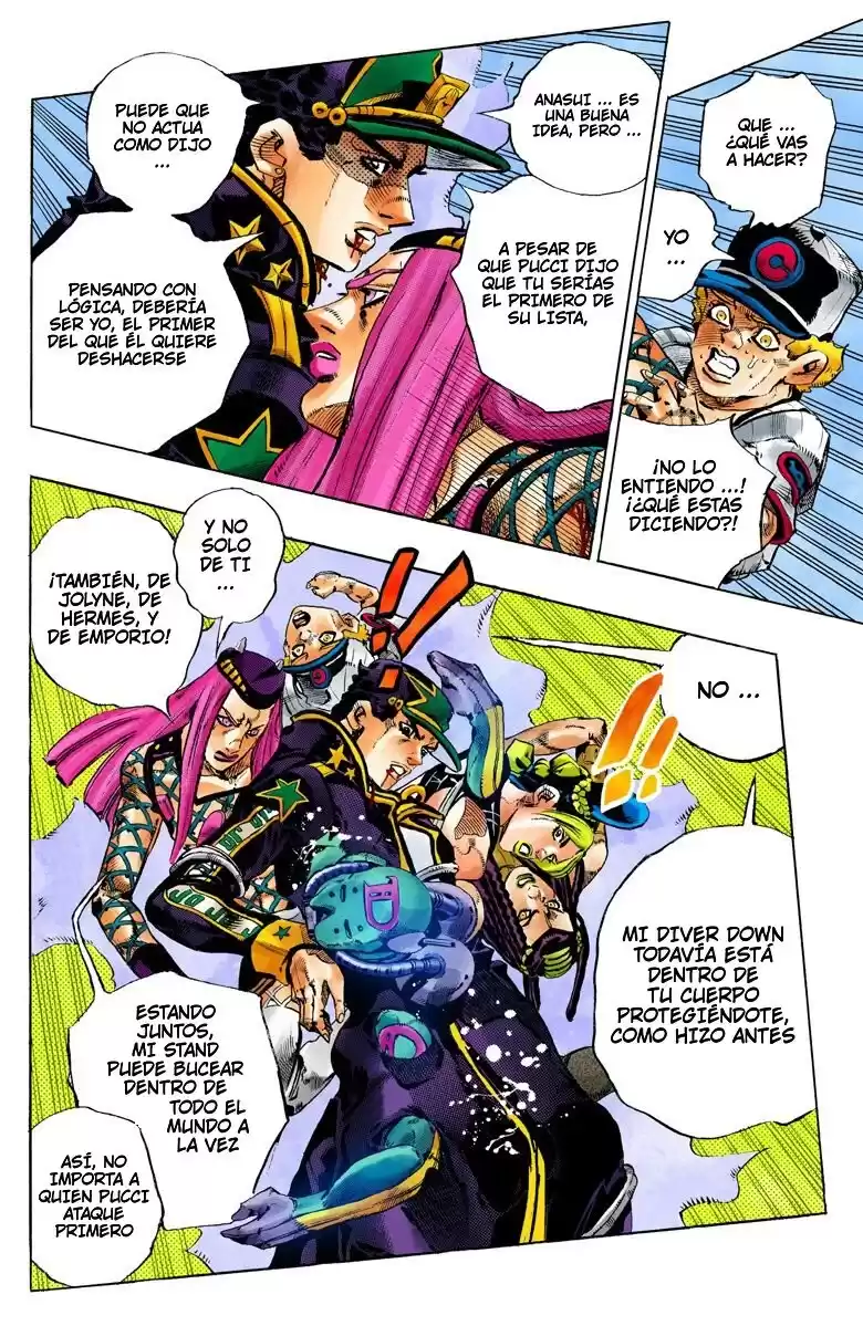 JoJo's Bizarre Adventure Parte 6: Stone Ocean Full Color Capitulo 153: Made in Heaven parte 5 página 5