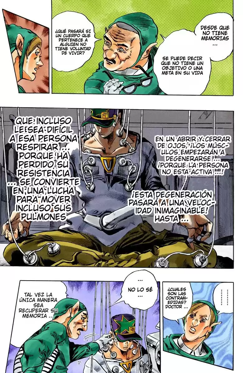 JoJo's Bizarre Adventure Parte 6: Stone Ocean Full Color Capitulo 75: Padre: Jotaro Kujo, Hija: Jolyne Cujoh página 4