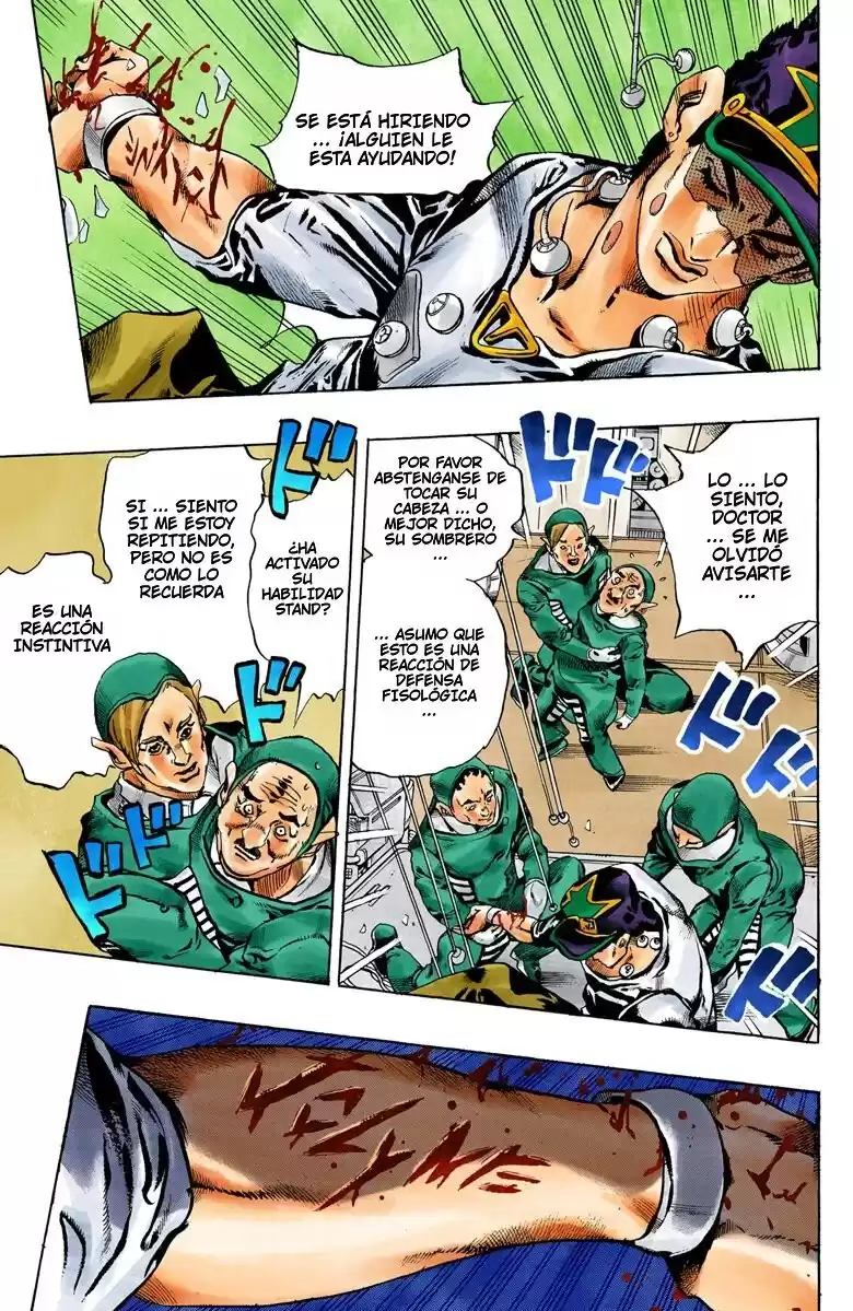 JoJo's Bizarre Adventure Parte 6: Stone Ocean Full Color Capitulo 75: Padre: Jotaro Kujo, Hija: Jolyne Cujoh página 6