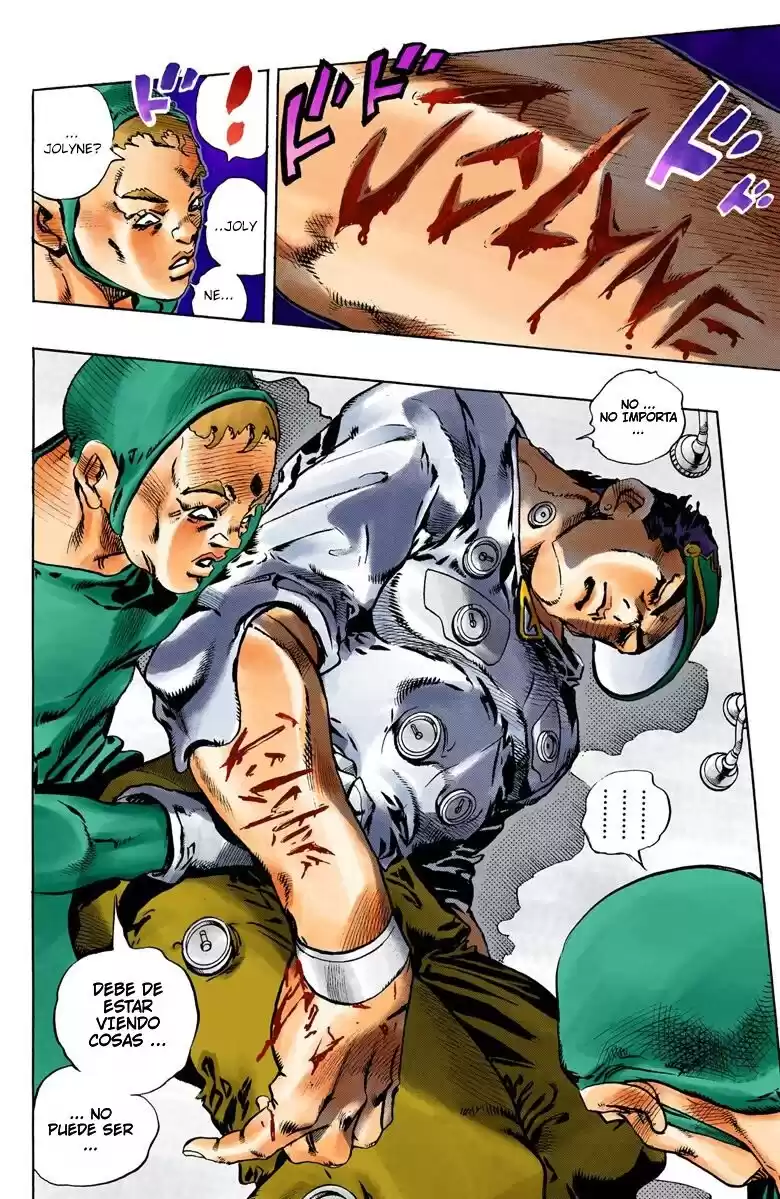 JoJo's Bizarre Adventure Parte 6: Stone Ocean Full Color Capitulo 75: Padre: Jotaro Kujo, Hija: Jolyne Cujoh página 7