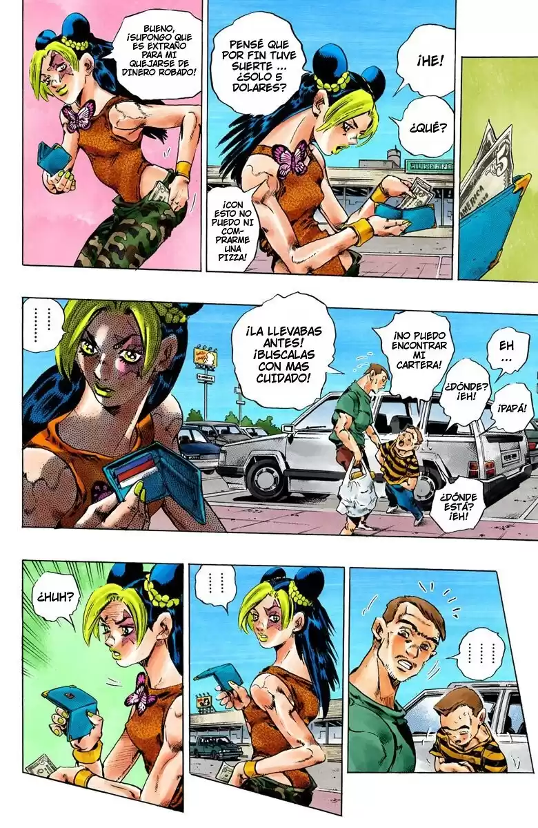 JoJo's Bizarre Adventure Parte 6: Stone Ocean Full Color Capitulo 75: Padre: Jotaro Kujo, Hija: Jolyne Cujoh página 9