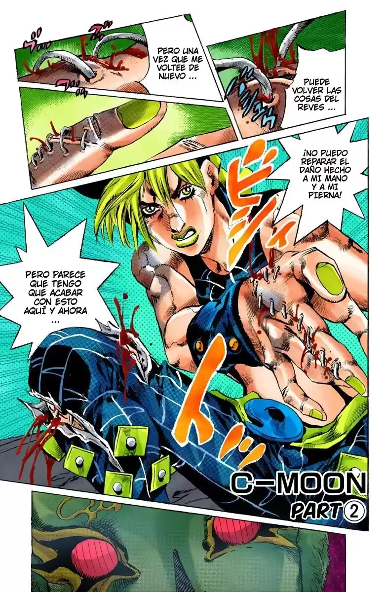 JoJo's Bizarre Adventure Parte 6: Stone Ocean Full Color Capitulo 142: C-Moon parte 2 página 1