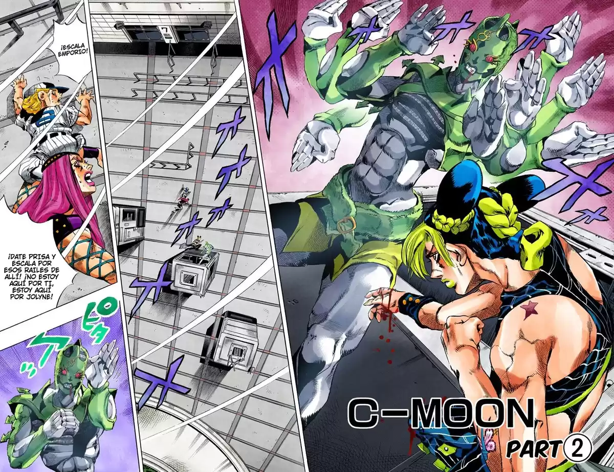 JoJo's Bizarre Adventure Parte 6: Stone Ocean Full Color Capitulo 142: C-Moon parte 2 página 2