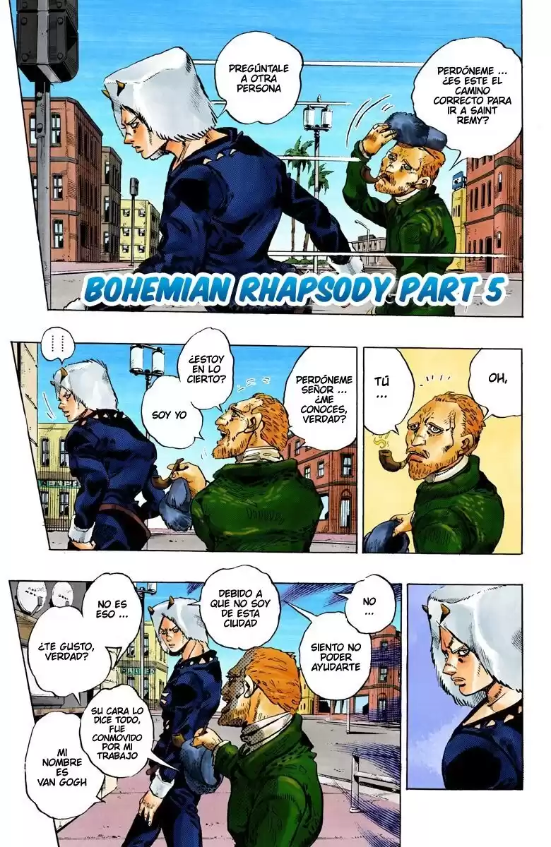 JoJo's Bizarre Adventure Parte 6: Stone Ocean Full Color Capitulo 108: Bohemian Rhapsody parte 5 página 1