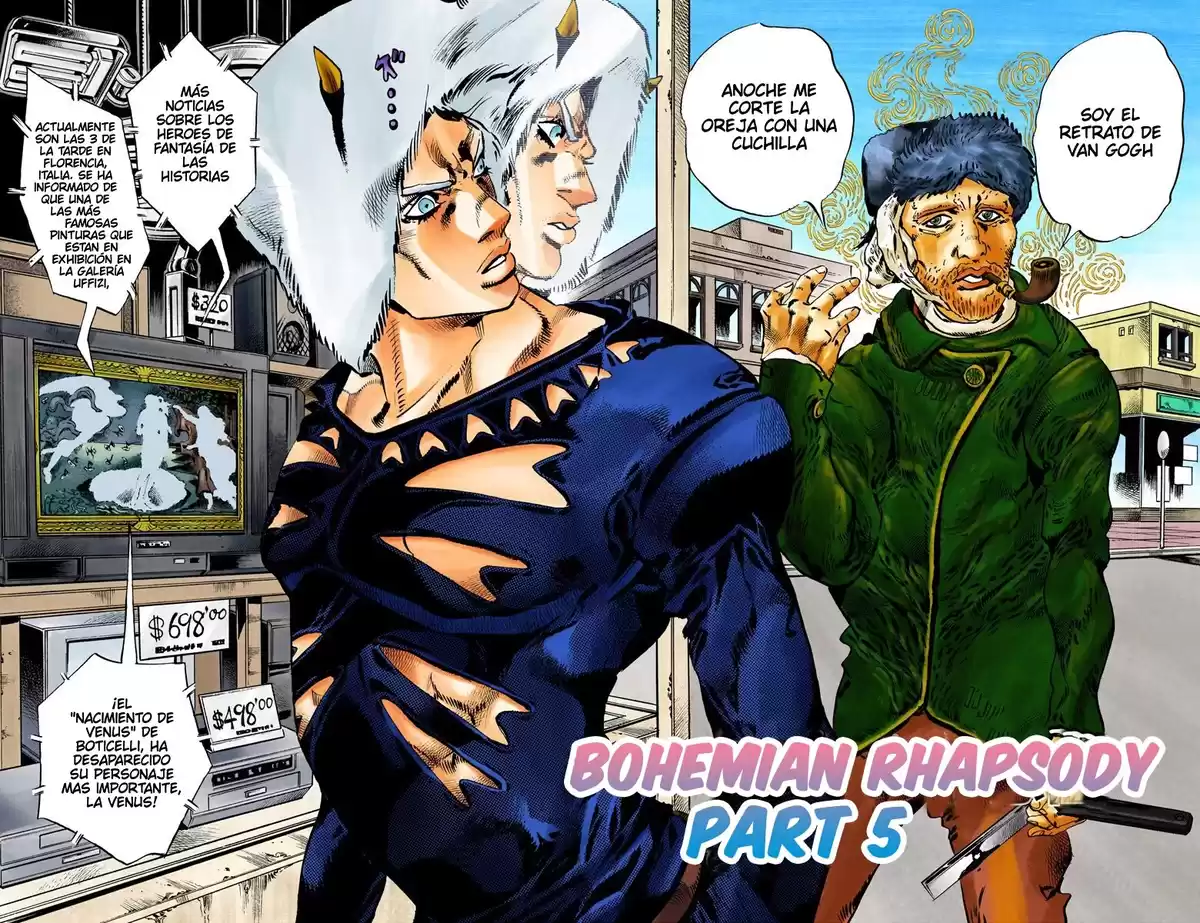 JoJo's Bizarre Adventure Parte 6: Stone Ocean Full Color Capitulo 108: Bohemian Rhapsody parte 5 página 2