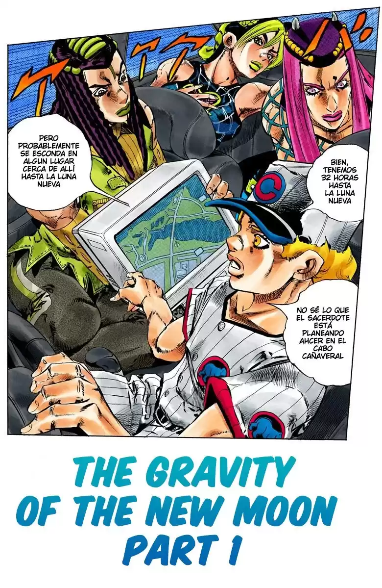 JoJo's Bizarre Adventure Parte 6: Stone Ocean Full Color Capitulo 139: La Gravedad de la Luna Nueva parte 1 página 2