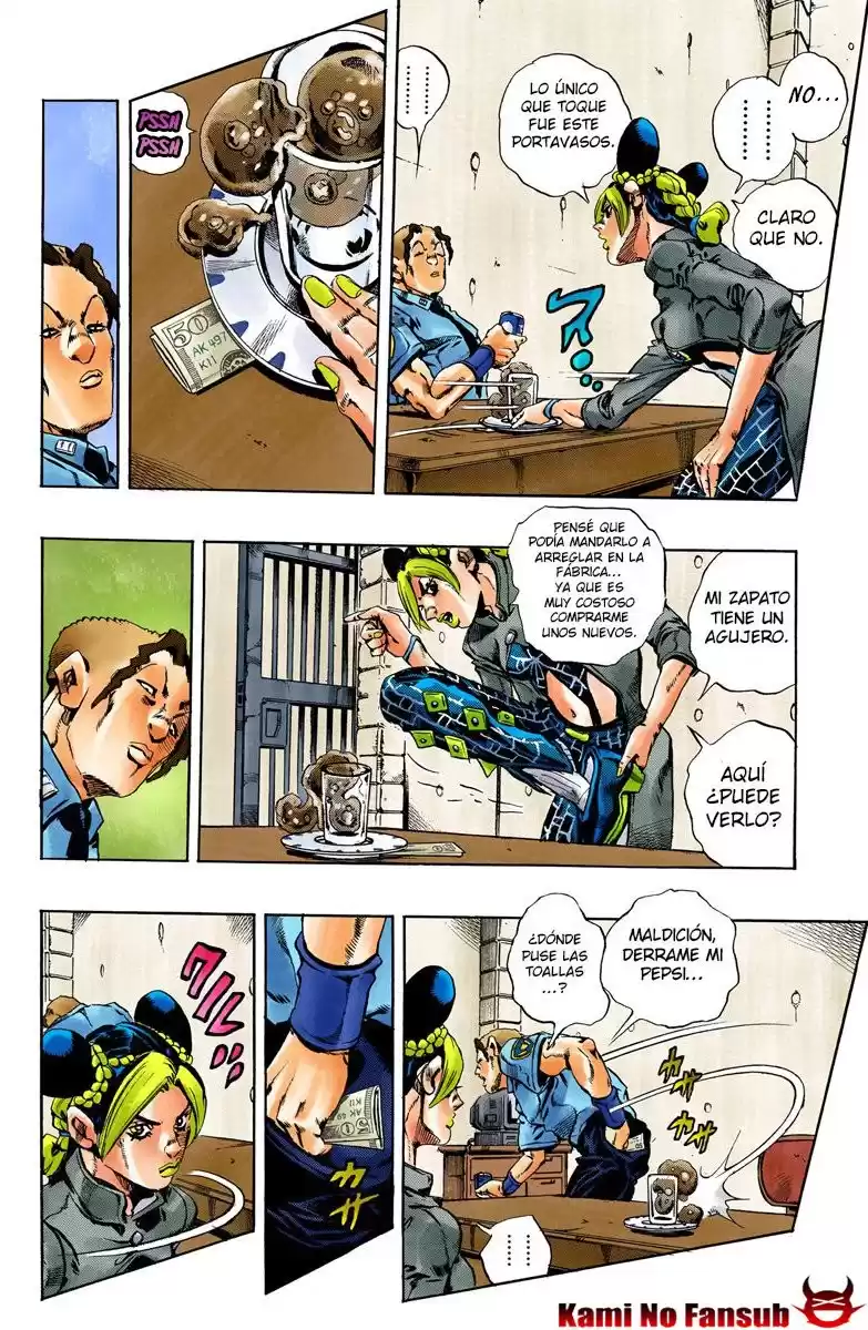 JoJo's Bizarre Adventure Parte 6: Stone Ocean Full Color Capitulo 41: Operación: Savage Garden parte 2 página 10