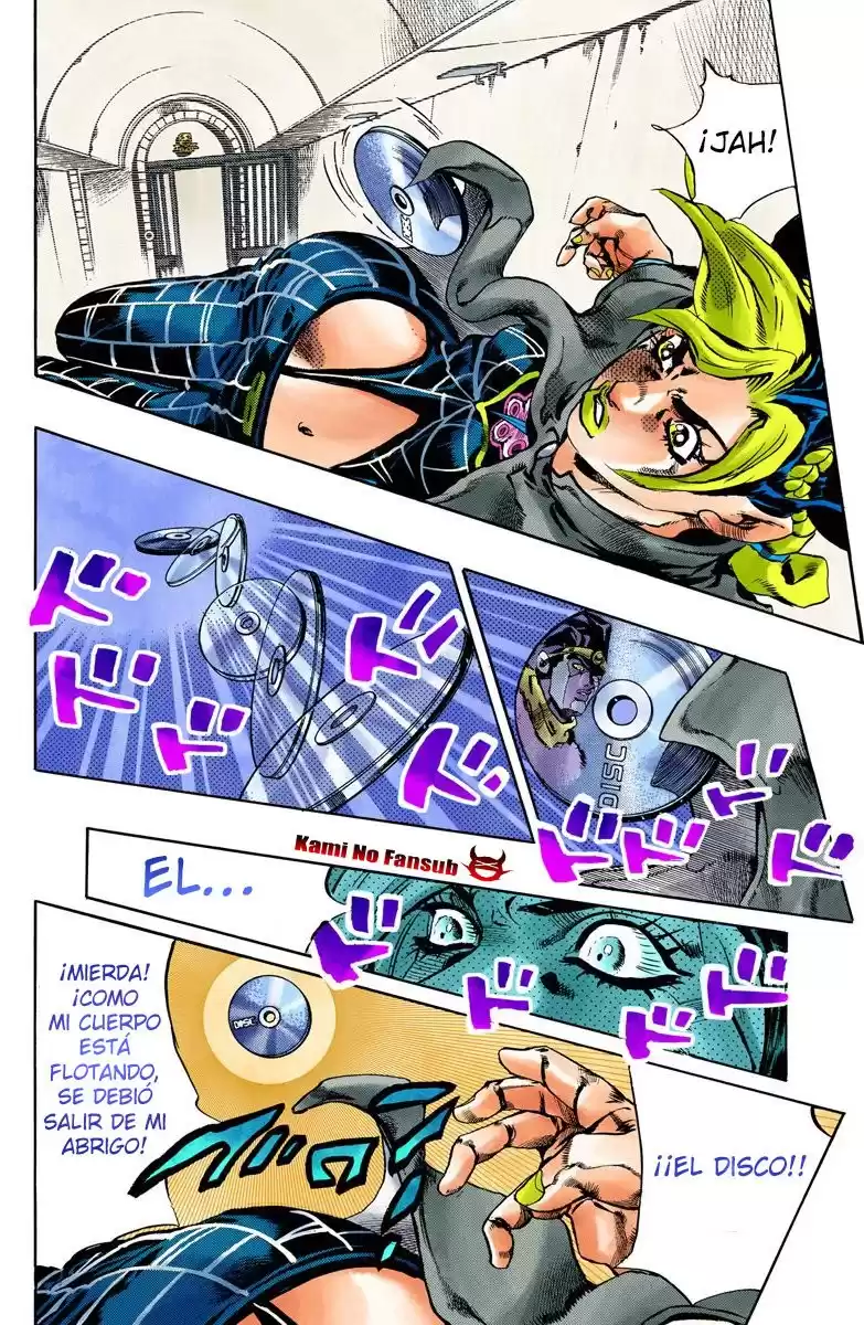 JoJo's Bizarre Adventure Parte 6: Stone Ocean Full Color Capitulo 41: Operación: Savage Garden parte 2 página 16