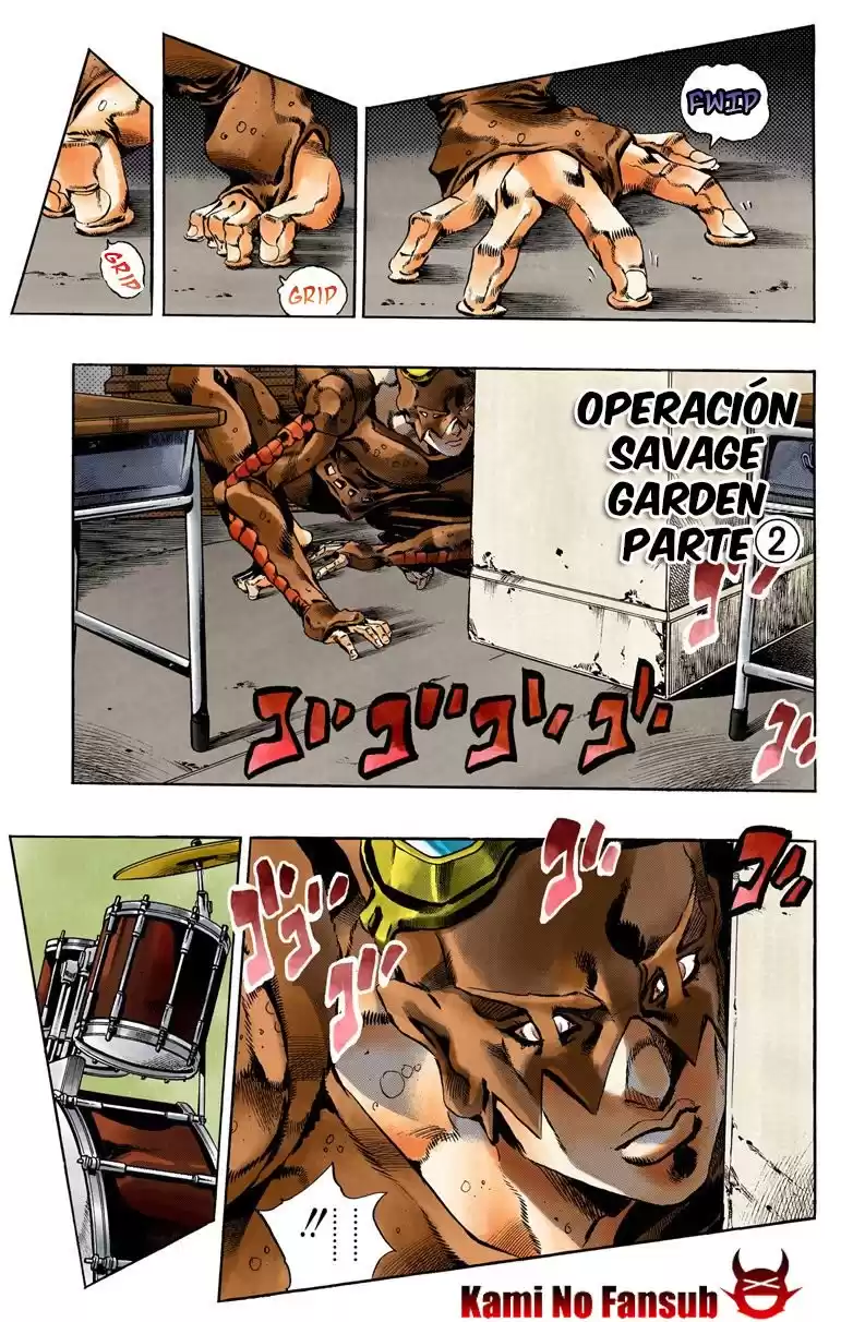 JoJo's Bizarre Adventure Parte 6: Stone Ocean Full Color Capitulo 41: Operación: Savage Garden parte 2 página 2